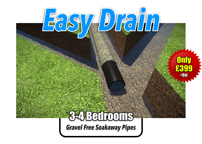 Easy Drain Soakaway Kit 3-4 Bedroom