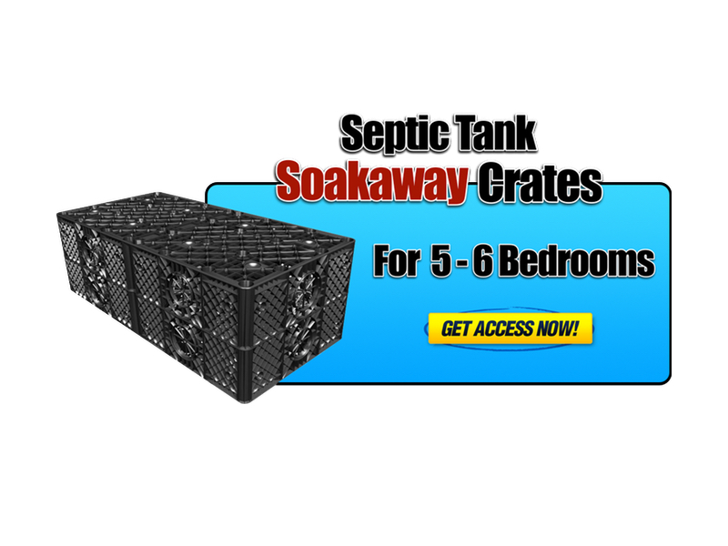 Septic Tank Soakaway Crates 5-6 Bedroom
