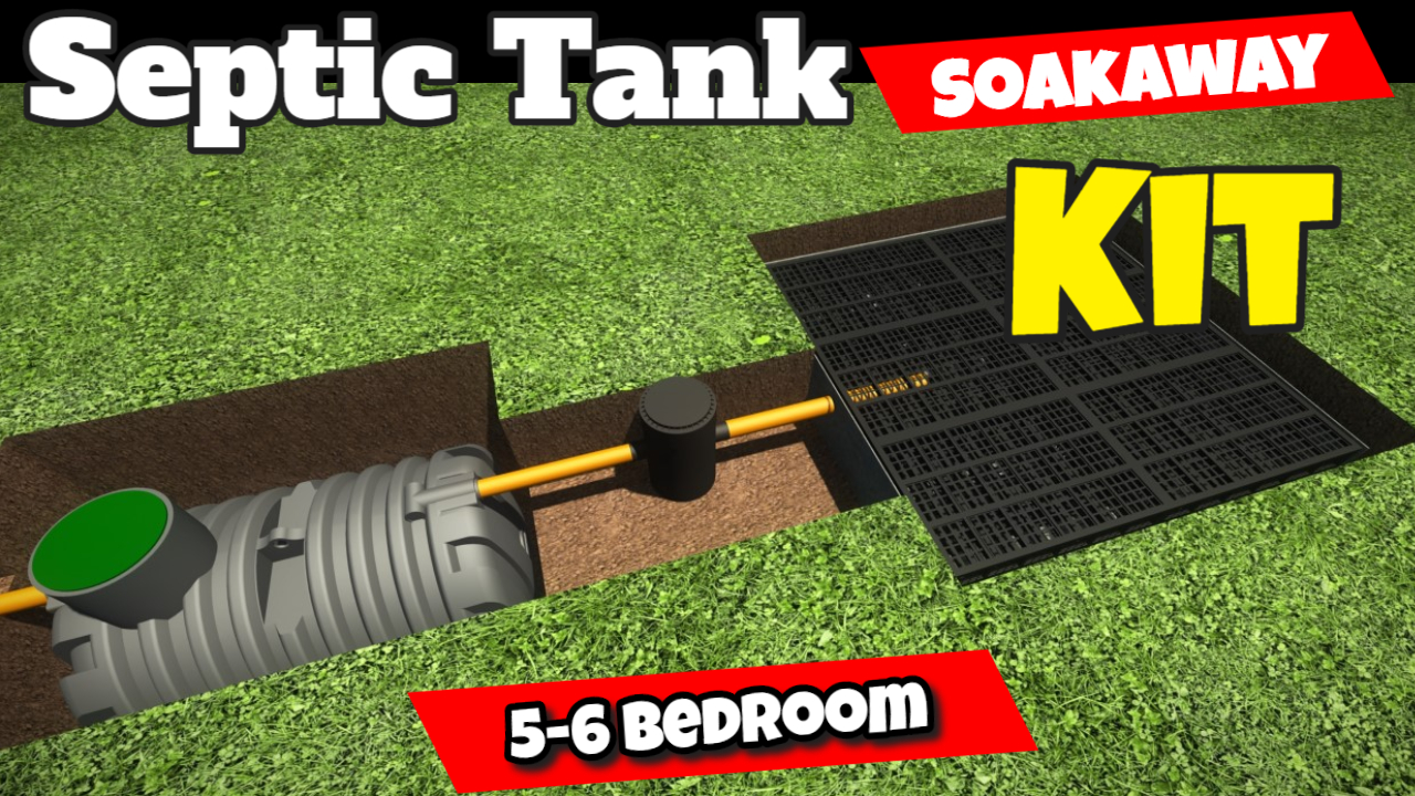 5-6 Bedroom Septic Tank Soakaway Kit