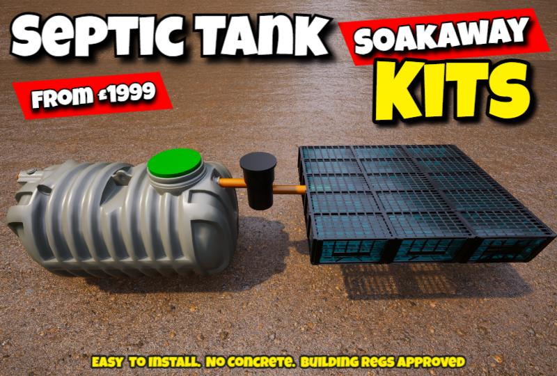 Septic Tank Kits Reduce nitrate levels. Approved In The UK By The Environment Agency