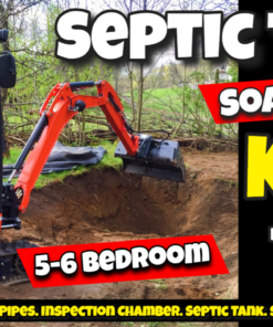 Septic Tank Soakaway Kit 5-6 Bedroom