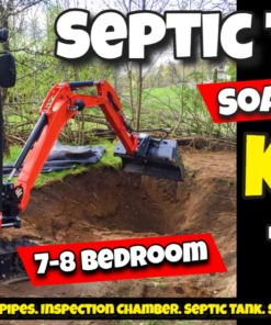 Septic Tank Soakaway Kit 7-8 Bedroom