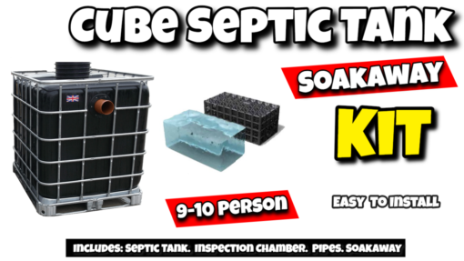 cube septic tank soakaway kit 9-10 Person
